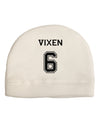 Reindeer Jersey - Vixen 6 Child Fleece Beanie Cap Hat-Beanie-TooLoud-White-One-Size-Fits-Most-Davson Sales