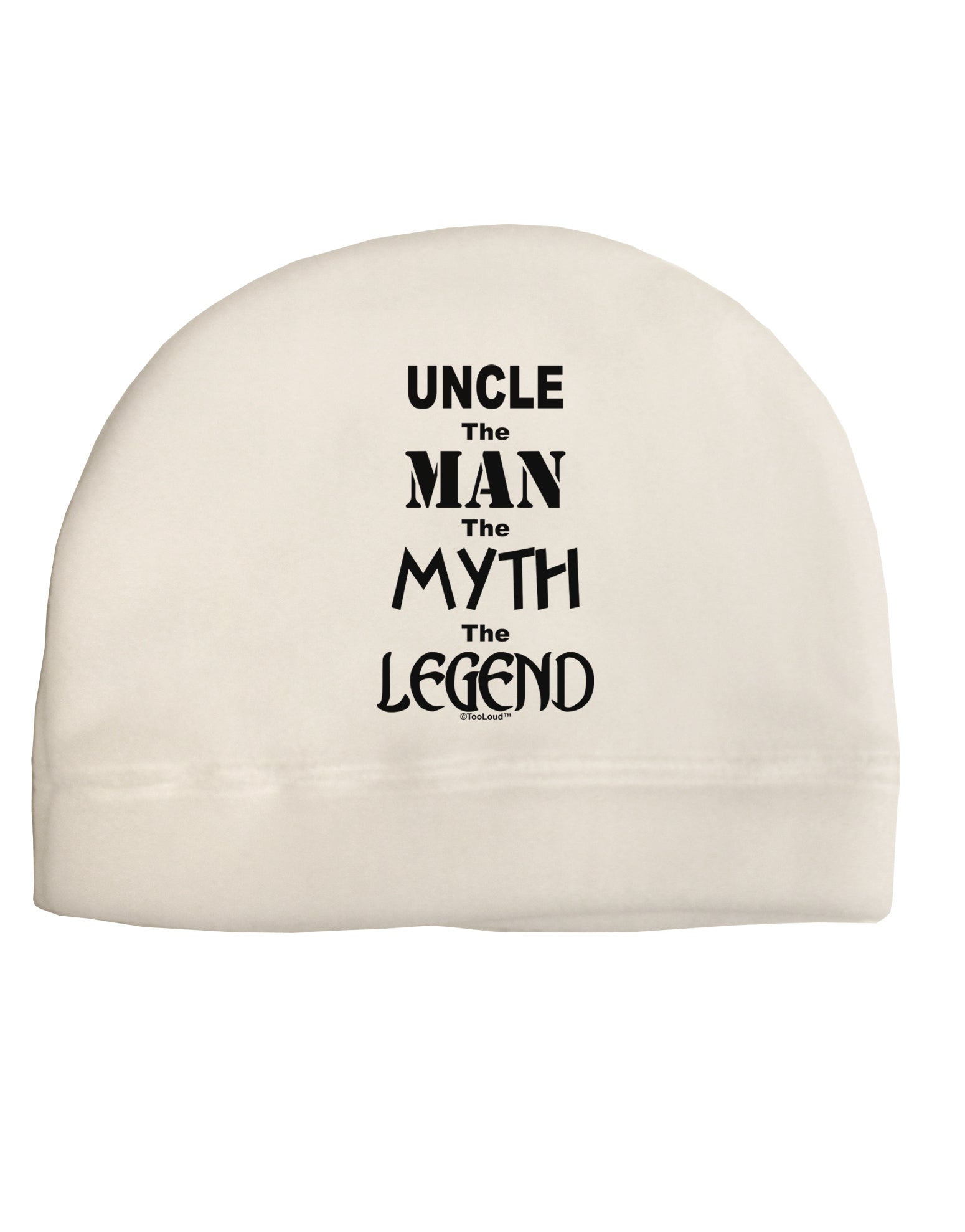 Uncle The Man The Myth The Legend Adult Fleece Beanie Cap Hat by TooLoud-TooLoud-White-One-Size-Fits-Most-Davson Sales
