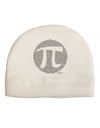 Pi Day Design - Pi Circle Cutout Adult Fleece Beanie Cap Hat by TooLoud-Beanie-TooLoud-White-One-Size-Fits-Most-Davson Sales