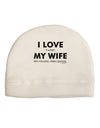 I Love My Wife Videogames Adult Fleece Beanie Cap Hat-Beanie-TooLoud-White-One-Size-Fits-Most-Davson Sales