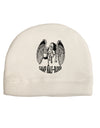 Camp Half-Blood Pegasus Child Fleece Beanie Cap Hat-Beanie-TooLoud-White-One-Size-Fits-Most-Davson Sales