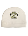 Black Friday Vet - Outta My Way Adult Fleece Beanie Cap Hat-Beanie-TooLoud-White-One-Size-Fits-Most-Davson Sales