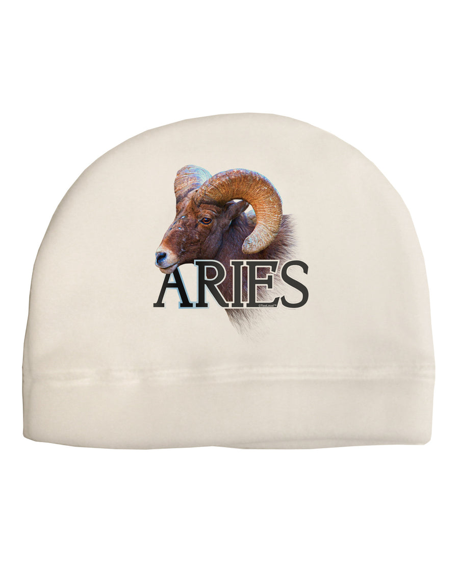 Majestic Aries Picture Adult Fleece Beanie Cap Hat-Beanie-TooLoud-White-One-Size-Fits-Most-Davson Sales