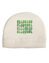 Binary Data Green Adult Fleece Beanie Cap Hat-Beanie-TooLoud-White-One-Size-Fits-Most-Davson Sales