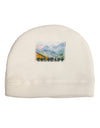 CO Fog Mountains Text Adult Fleece Beanie Cap Hat-Beanie-TooLoud-White-One-Size-Fits-Most-Davson Sales