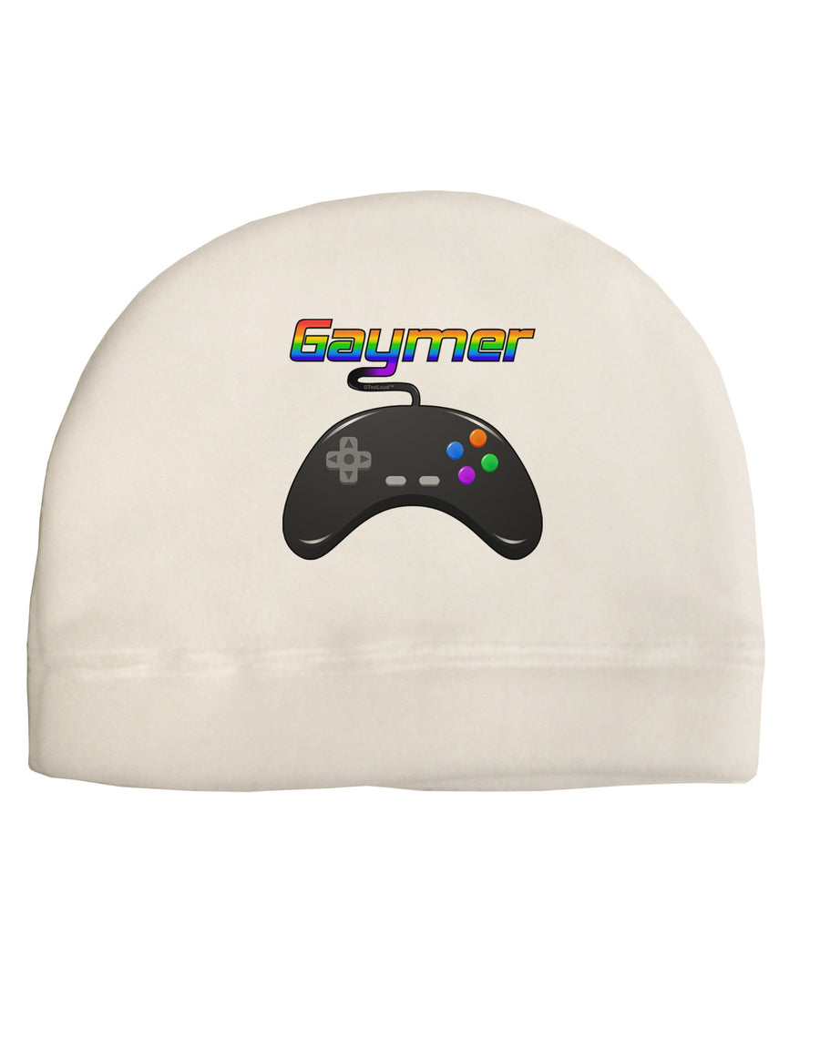 Gaymer Color Child Fleece Beanie Cap Hat-Beanie-TooLoud-White-One-Size-Fits-Most-Davson Sales