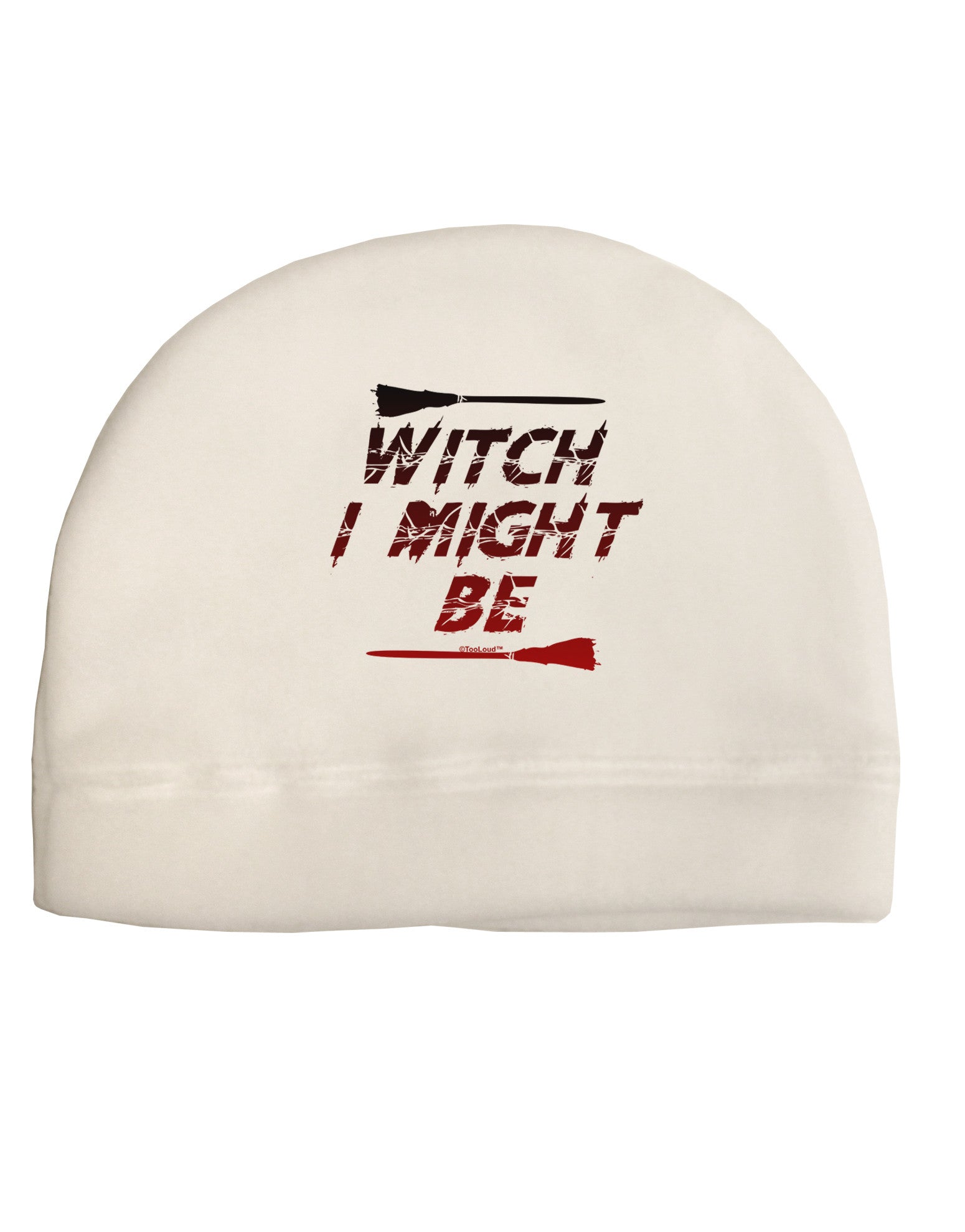 Witch I Might Be Adult Fleece Beanie Cap Hat by TooLoud-Beanie-TooLoud-White-One-Size-Fits-Most-Davson Sales