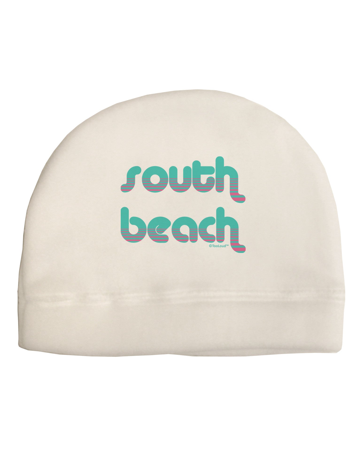 South Beach Color Scheme Design Adult Fleece Beanie Cap Hat by TooLoud-Beanie-TooLoud-White-One-Size-Fits-Most-Davson Sales