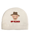 Scary Face With a Hat - Happy Halloween Adult Fleece Beanie Cap Hat-Beanie-TooLoud-White-One-Size-Fits-Most-Davson Sales