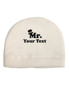 Personalized Mr Classy Adult Fleece Beanie Cap Hat by TooLoud-Beanie-TooLoud-White-One-Size-Fits-Most-Davson Sales