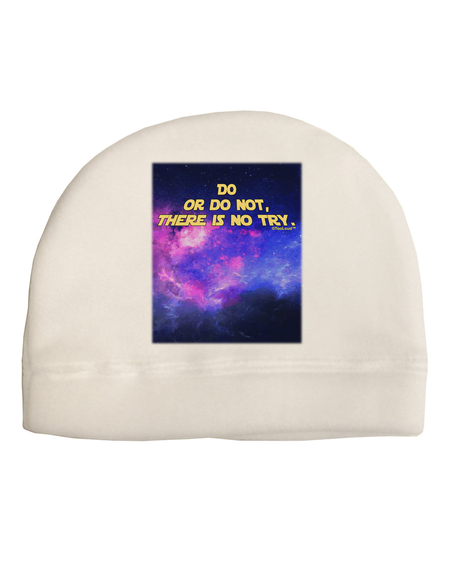 Do or Do Not Child Fleece Beanie Cap Hat-Beanie-TooLoud-White-One-Size-Fits-Most-Davson Sales