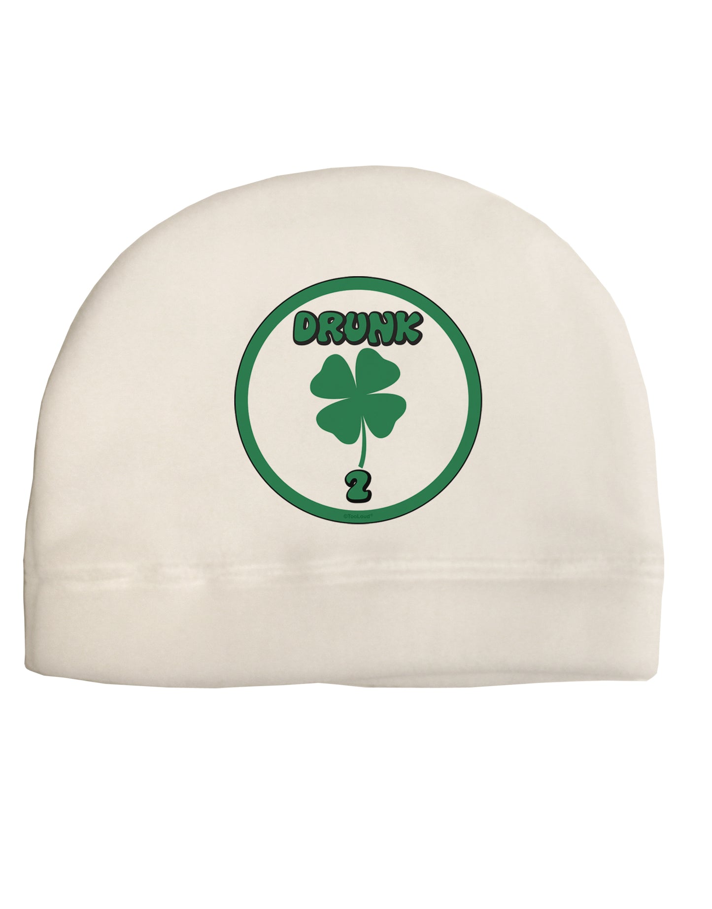 Drunk 2 Funny Adult Fleece Beanie Cap Hat by TooLoud-TooLoud-White-One-Size-Fits-Most-Davson Sales