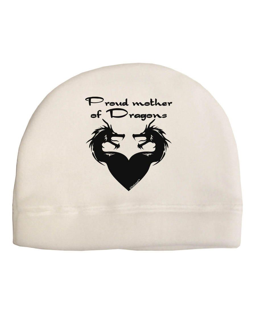 Proud Mother of Dragons Child Fleece Beanie Cap Hat-Beanie-TooLoud-White-One-Size-Fits-Most-Davson Sales