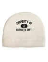 Mathletic Department Adult Fleece Beanie Cap Hat by TooLoud-Beanie-TooLoud-White-One-Size-Fits-Most-Davson Sales