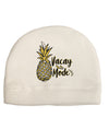 Vacay Mode Pinapple Adult Fleece Beanie Cap Hat-Beanie-TooLoud-White-One-Size-Fits-Most-Davson Sales