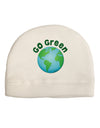 Go Green - Planet Earth Adult Fleece Beanie Cap Hat-Beanie-TooLoud-White-One-Size-Fits-Most-Davson Sales