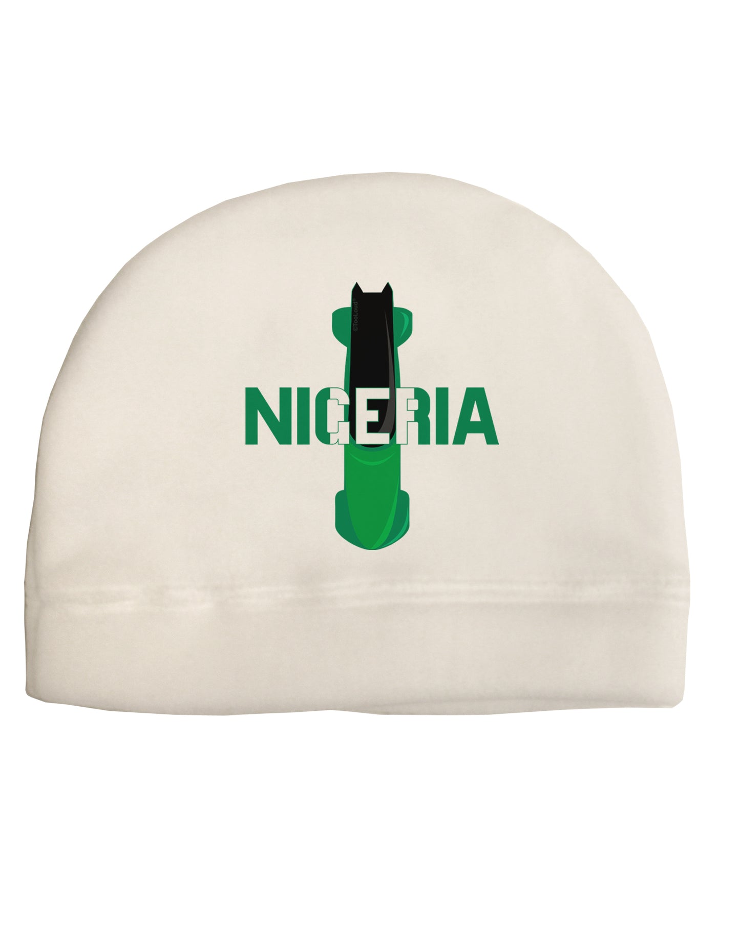 Nigeria Bobsled Adult Fleece Beanie Cap Hat by TooLoud-TooLoud-White-One-Size-Fits-Most-Davson Sales