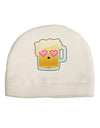 Cute Infatuated Beer Child Fleece Beanie Cap Hat by TooLoud-Beanie-TooLoud-White-One-Size-Fits-Most-Davson Sales