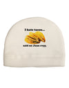 I Hate Tacos Said No Juan Ever Child Fleece Beanie Cap Hat by TooLoud-Beanie-TooLoud-White-One-Size-Fits-Most-Davson Sales