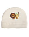 Cute Taco Lion Child Fleece Beanie Cap Hat-Beanie-TooLoud-White-One-Size-Fits-Most-Davson Sales