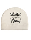 Thankful for you Child Fleece Beanie Cap Hat-Beanie-TooLoud-White-One-Size-Fits-Most-Davson Sales