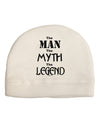 The Man The Myth The Legend Child Fleece Beanie Cap Hat by TooLoud-Beanie-TooLoud-White-One-Size-Fits-Most-Davson Sales