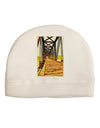 Colorado Bridge Watercolor Child Fleece Beanie Cap Hat-Beanie-TooLoud-White-One-Size-Fits-Most-Davson Sales