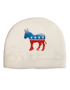 Democrat Bubble Symbol Child Fleece Beanie Cap Hat-Beanie-TooLoud-White-One-Size-Fits-Most-Davson Sales