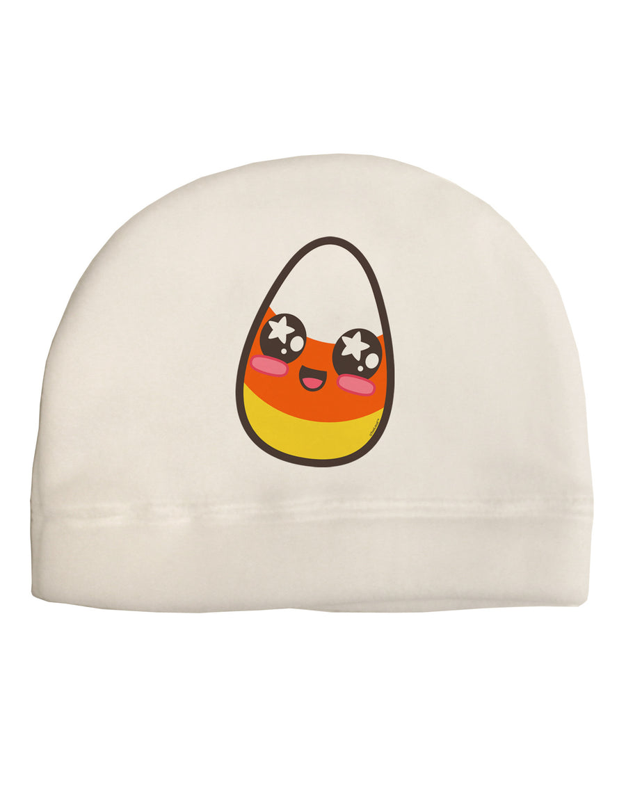 Cute Boy Child Candy Corn Family Halloween Adult Fleece Beanie Cap Hat-Beanie-TooLoud-White-One-Size-Fits-Most-Davson Sales