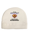 Architect - Superpower Adult Fleece Beanie Cap Hat-Beanie-TooLoud-White-One-Size-Fits-Most-Davson Sales