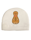 Cute Gingerbread Matryoshka Nesting Doll - Christmas Child Fleece Beanie Cap Hat-Beanie-TooLoud-White-One-Size-Fits-Most-Davson Sales