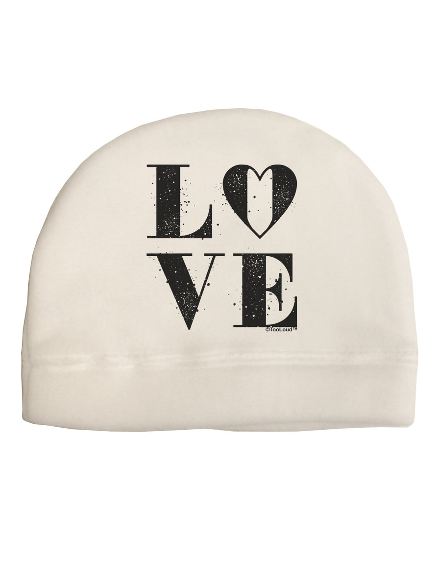 Love Splatter Adult Fleece Beanie Cap Hat-Beanie-TooLoud-White-One-Size-Fits-Most-Davson Sales