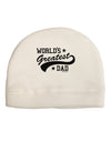 World's Greatest Dad - Sport Style Adult Fleece Beanie Cap Hat by TooLoud-Beanie-TooLoud-White-One-Size-Fits-Most-Davson Sales