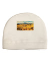 Mountain Forest Park Watercolor Adult Fleece Beanie Cap Hat-Beanie-TooLoud-White-One-Size-Fits-Most-Davson Sales