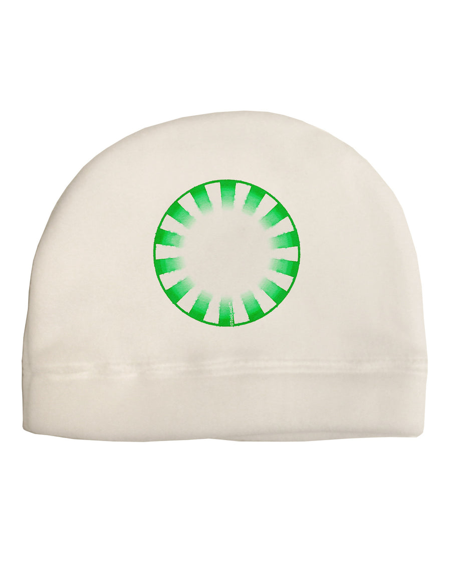 TooLoud Watercolor Spearmint Adult Fleece Beanie Cap Hat-Beanie-TooLoud-White-One-Size-Fits-Most-Davson Sales