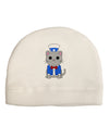 Patriotic Cat Adult Fleece Beanie Cap Hat by TooLoud-Beanie-TooLoud-White-One-Size-Fits-Most-Davson Sales