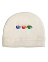 Cute Holiday Drink Set - Christmas Adult Fleece Beanie Cap Hat-Beanie-TooLoud-White-One-Size-Fits-Most-Davson Sales