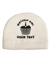 Personalized Birthday Girl Cupcake -Customizable- Name Child Fleece Beanie Cap Hat-Beanie-TooLoud-White-One-Size-Fits-Most-Davson Sales