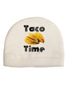 Taco Time - Mexican Food Design Child Fleece Beanie Cap Hat by TooLoud-Beanie-TooLoud-White-One-Size-Fits-Most-Davson Sales