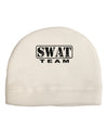 SWAT Team Logo - Distressed Child Fleece Beanie Cap Hat-Beanie-TooLoud-White-One-Size-Fits-Most-Davson Sales