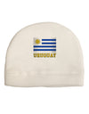 Uruguay Flag Child Fleece Beanie Cap Hat-Beanie-TooLoud-White-One-Size-Fits-Most-Davson Sales