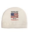 Remember - Veterans Adult Fleece Beanie Cap Hat-Beanie-TooLoud-White-One-Size-Fits-Most-Davson Sales