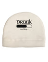 Drunk Loading Bar Adult Fleece Beanie Cap Hat by TooLoud-Beanie-TooLoud-White-One-Size-Fits-Most-Davson Sales