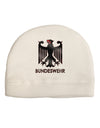 Bundeswehr Logo with Text Child Fleece Beanie Cap Hat-Beanie-TooLoud-White-One-Size-Fits-Most-Davson Sales