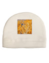 Blue Bird in Yellow Adult Fleece Beanie Cap Hat-Beanie-TooLoud-White-One-Size-Fits-Most-Davson Sales