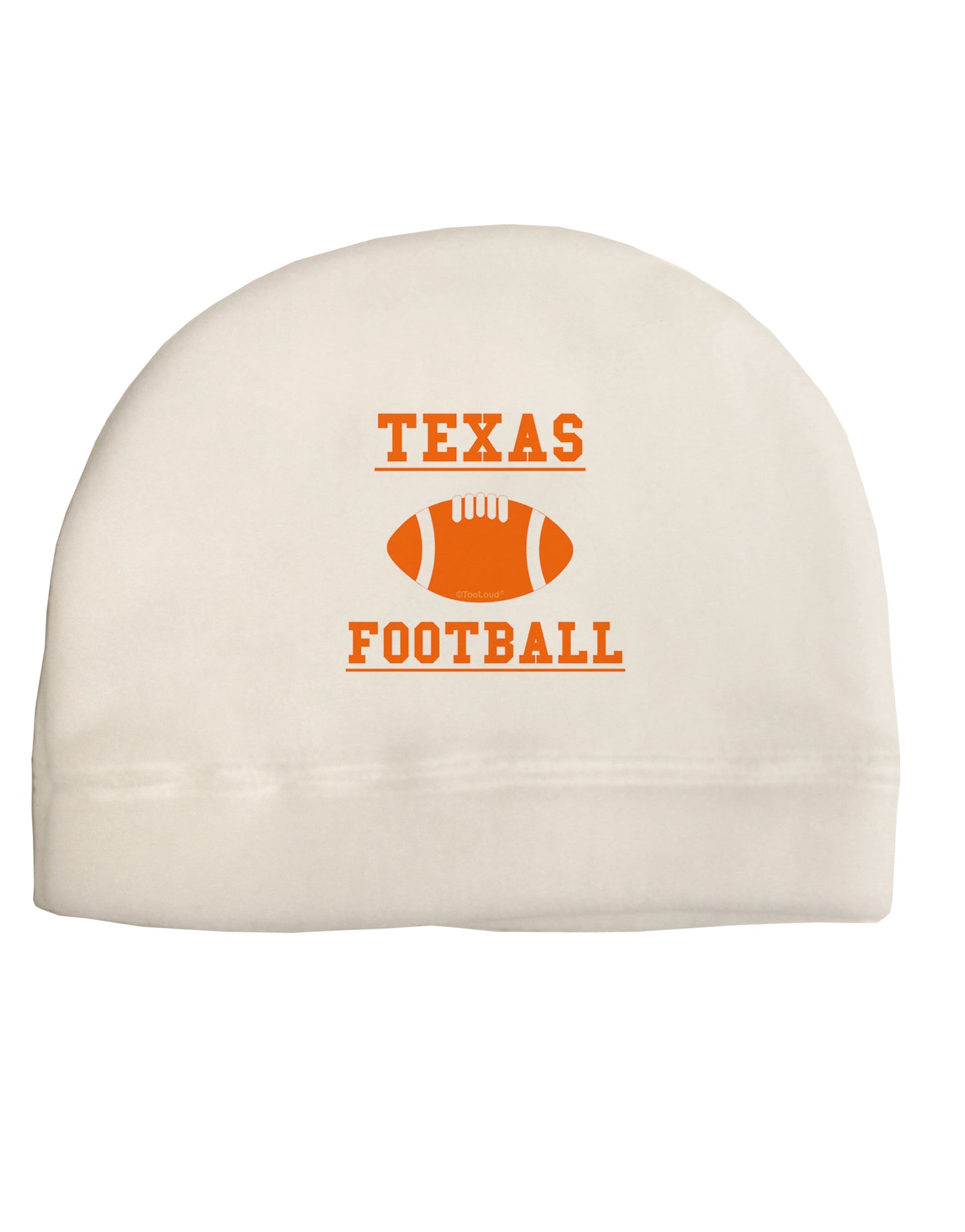 Texas Football Adult Fleece Beanie Cap Hat by TooLoud-TooLoud-White-One-Size-Fits-Most-Davson Sales
