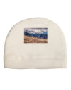 Pikes Peak CO Mountains Adult Fleece Beanie Cap Hat by TooLoud-Beanie-TooLoud-White-One-Size-Fits-Most-Davson Sales