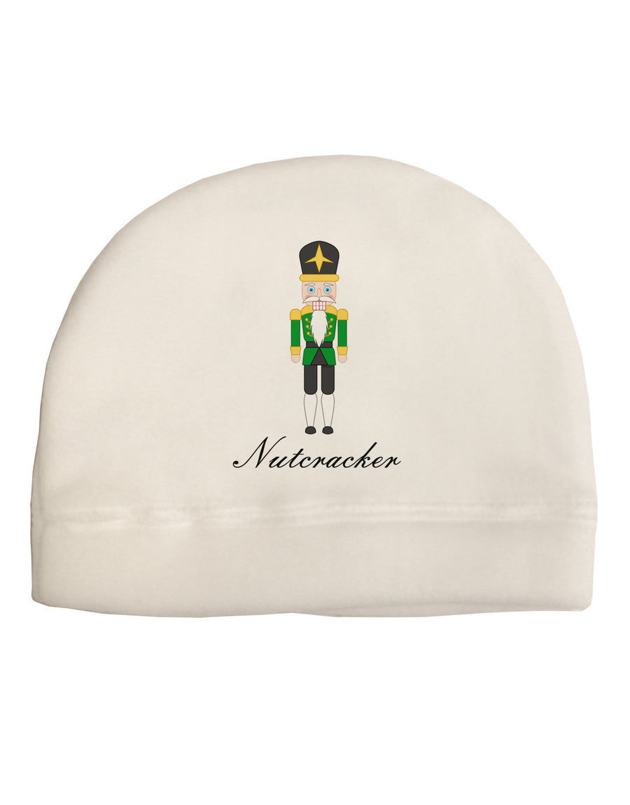 Nutcracker - Green Gold Black Text Adult Fleece Beanie Cap Hat-Beanie-TooLoud-White-One-Size-Fits-Most-Davson Sales