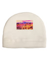 Colorful Colorado Mountains Adult Fleece Beanie Cap Hat-Beanie-TooLoud-White-One-Size-Fits-Most-Davson Sales