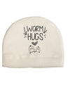 Warm Hugs Adult Fleece Beanie Cap Hat-Beanie-TooLoud-White-One-Size-Fits-Most-Davson Sales